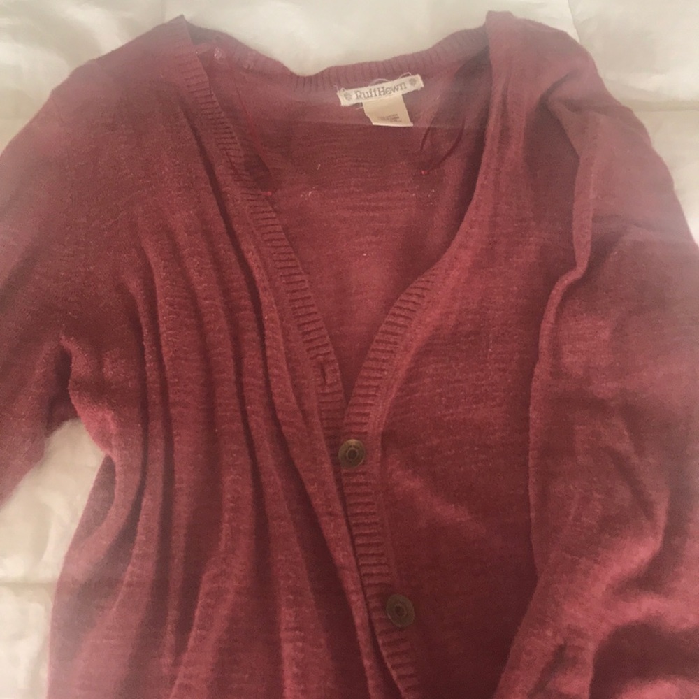 Long cardigan with pockets